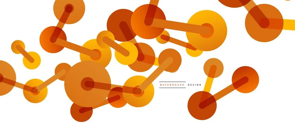 Network concept abstract background. Dots connection. Big data idea. Business Illustrazione stock