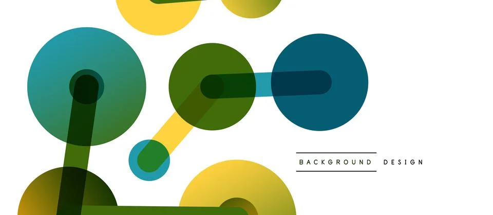 Network concept abstract background. Dots connection. Big data idea. Business Illustrazione stock