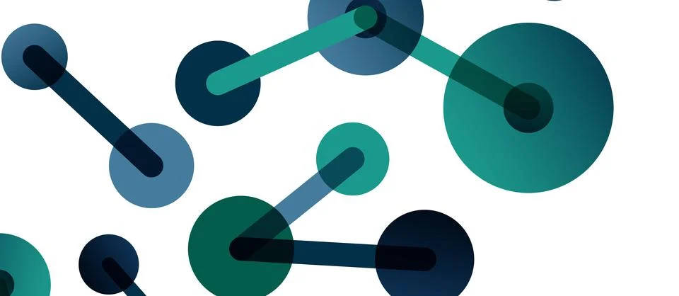 Network concept abstract background. Dots connection. Big data idea. Business イラスト素材