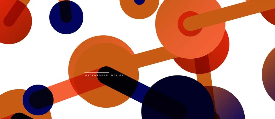 Network concept abstract background. Dots connection. Big data idea. Business Stock Illustration