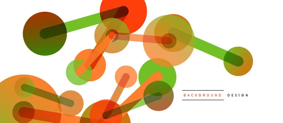 Network concept abstract background. Dots connection. Big data idea. Business Stock Illustration