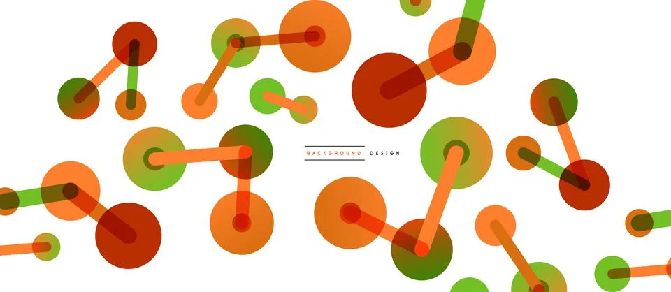 Network concept abstract background. Dots connection. Big data idea. Business Stock Illustration