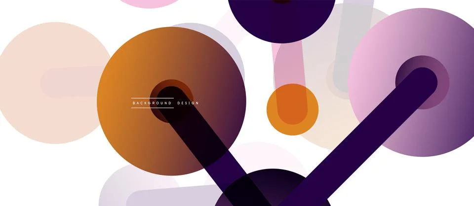 Network concept abstract background. Dots connection. Big data idea. Business Stock Illustration