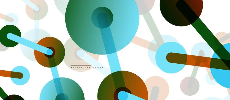 Network concept abstract background. Dots connection. Big data idea. Business Illustrazione stock