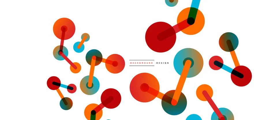Network concept abstract background. Dots connection. Big data idea. Business 스톡 일러스트
