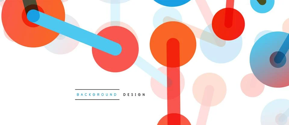 Network concept abstract background. Dots connection. Big data idea. Business Illustrazione stock