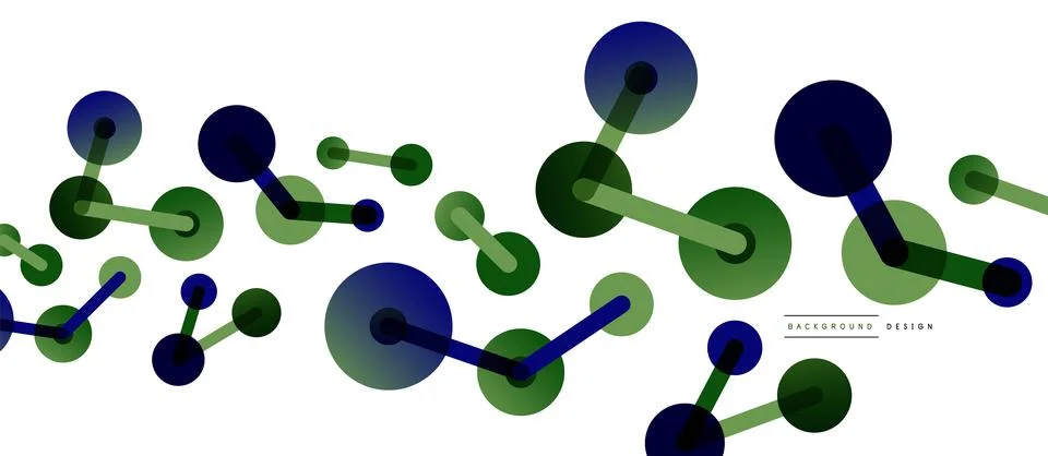 Network concept abstract background. Dots connection. Big data idea. Business Stock Illustration