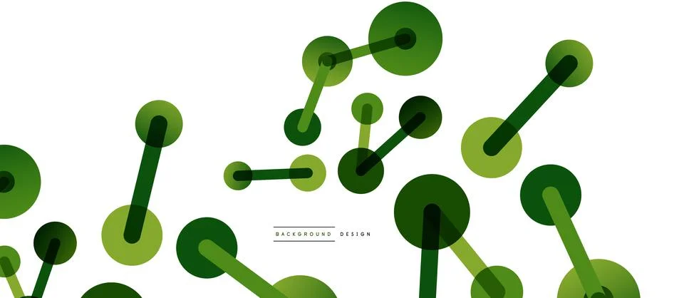 Network concept abstract background. Dots connection. Big data idea. Business Illustrazione stock