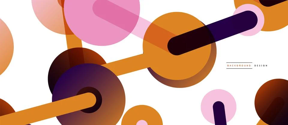 Network concept abstract background. Dots connection. Big data idea. Business Stock Illustration