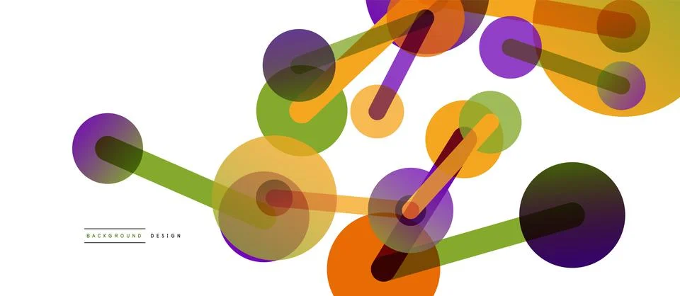 Network concept abstract background. Dots connection. Big data idea. Business Stock Illustration