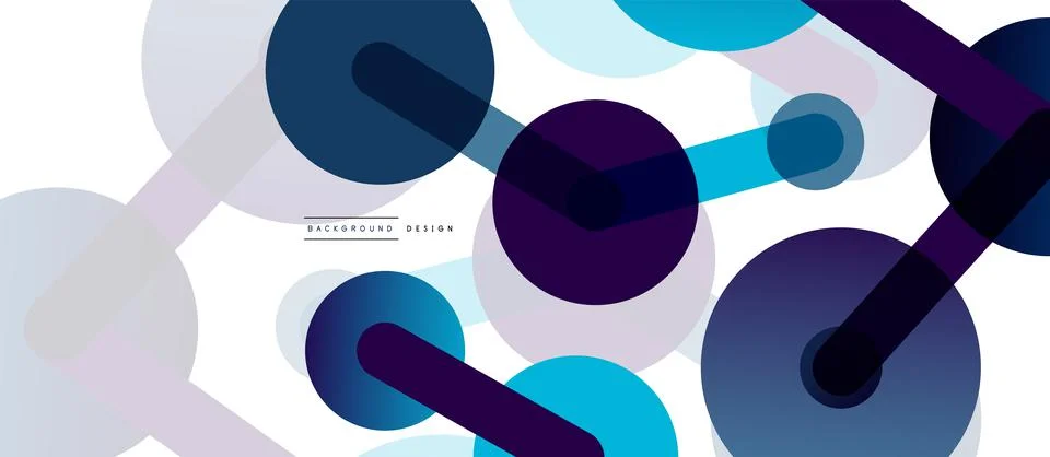 Network concept abstract background. Dots connection. Big data idea. Business Illustrazione stock