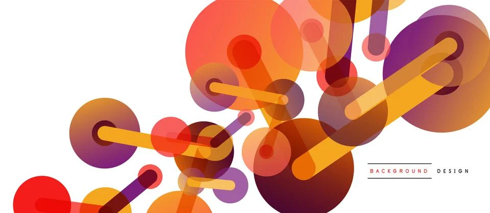 Network concept abstract background. Dots connection. Big data idea. Business Illustrazione stock