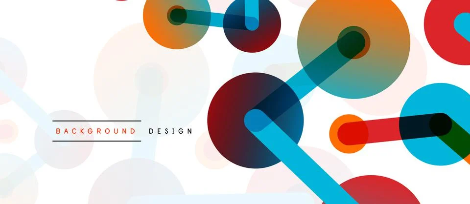 Network concept abstract background. Dots connection. Big data idea. Business Illustrazione stock