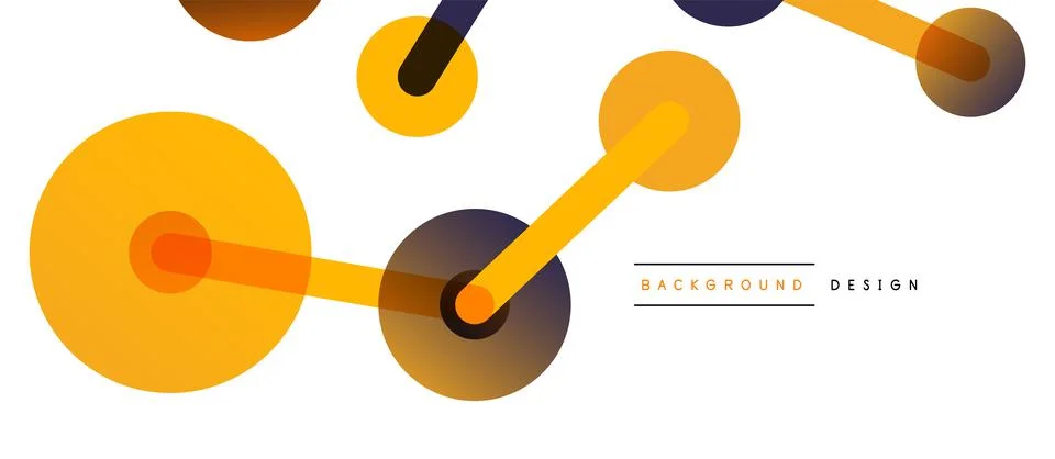 Network concept abstract background. Dots connection. Big data idea. Business Illustrazione stock