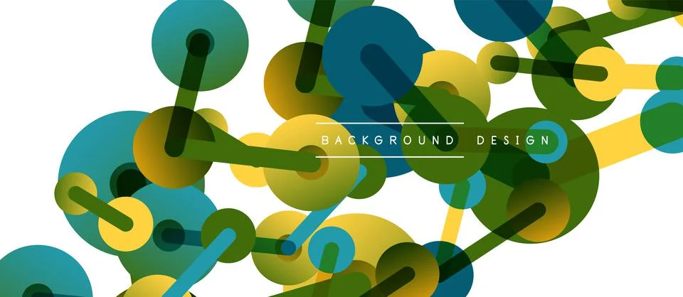 Network concept abstract background. Dots connection. Big data idea. Business Stock Illustration