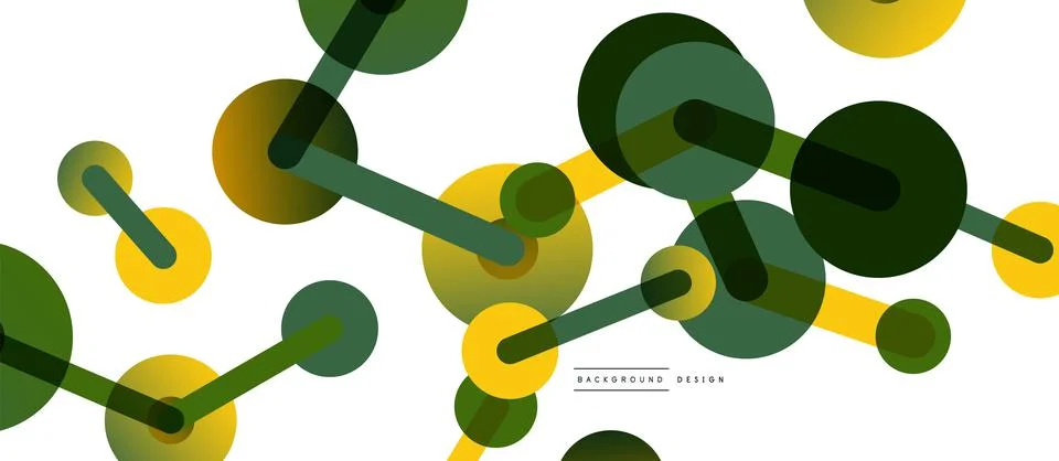 Network concept abstract background. Dots connection. Big data idea. Business Stock Illustration