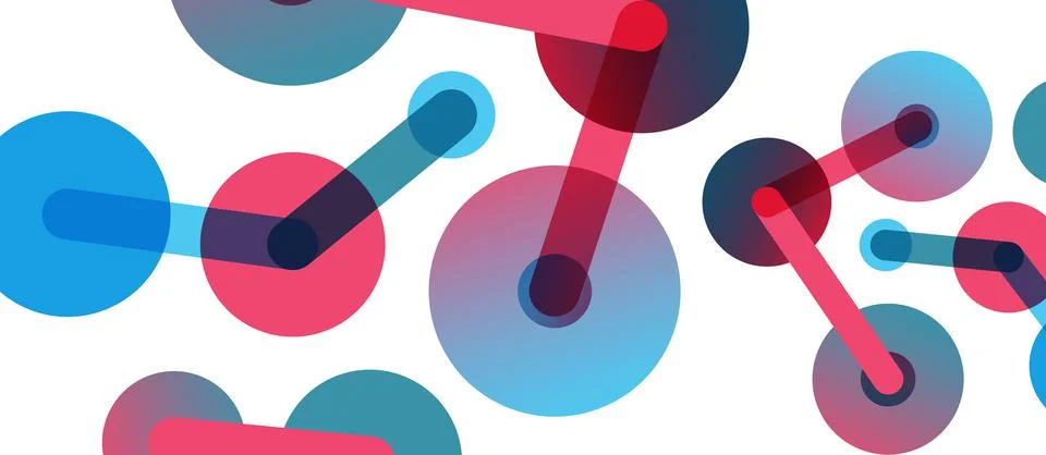 Network concept abstract background. Dots connection. Big data idea. Business 스톡 일러스트