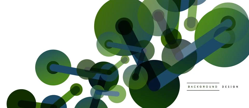 Network concept abstract background. Dots connection. Big data idea. Business Stock Illustration