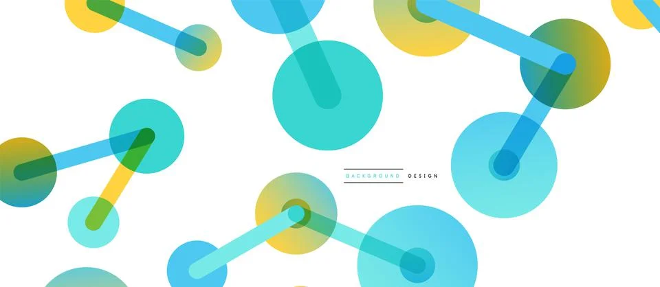 Network concept abstract background. Dots connection. Big data idea. Business Illustrazione stock