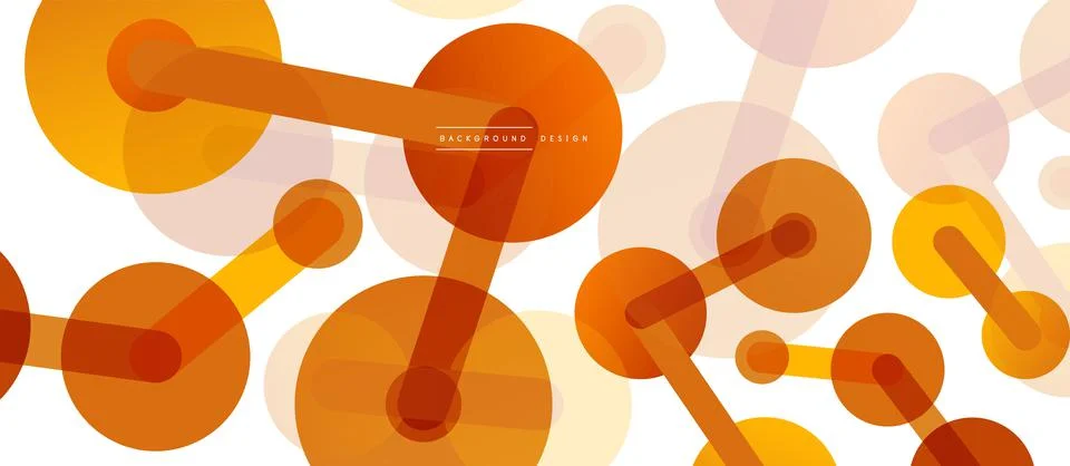 Network concept abstract background. Dots connection. Big data idea. Business Stock Illustration