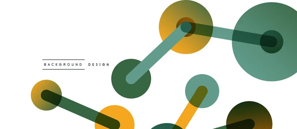 Network concept abstract background. Dots connection. Big data idea. Business Illustrazione stock