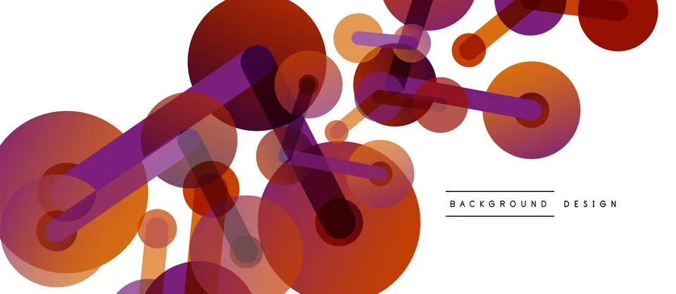 Network concept abstract background. Dots connection. Big data idea. Business Stock Illustration