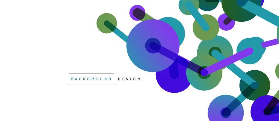 Network concept abstract background. Dots connection. Big data idea. Business Stock Illustration