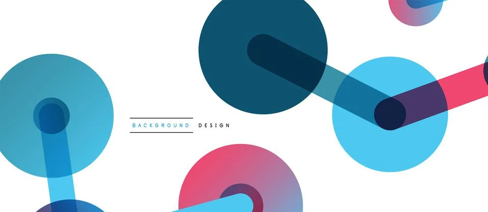 Network concept abstract background. Dots connection. Big data idea. Business Illustrazione stock