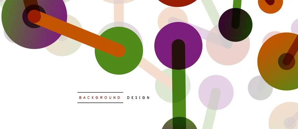 Network concept abstract background. Dots connection. Big data idea. Business Stock Illustration