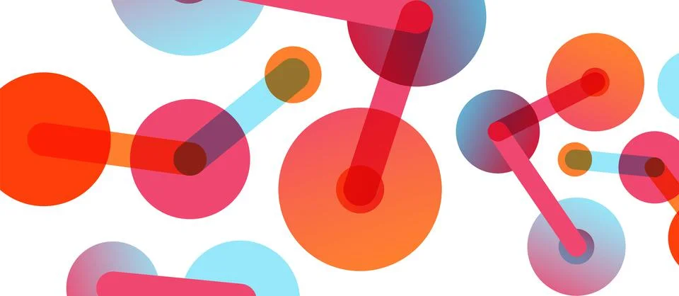 Network concept abstract background. Dots connection. Big data idea. Business Stock Illustration