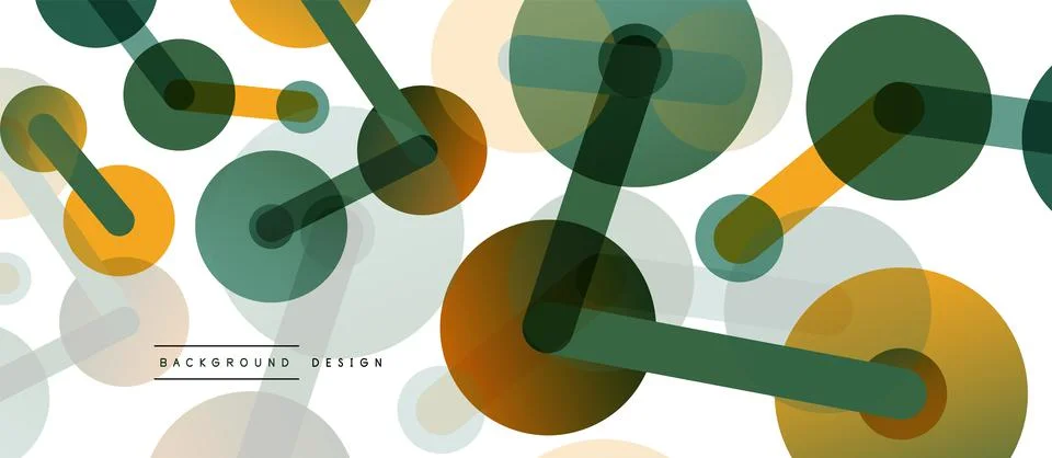 Network concept abstract background. Dots connection. Big data idea. Business Stock Illustration