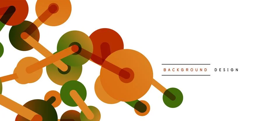 Network concept abstract background. Dots connection. Big data idea. Business Stock Illustration