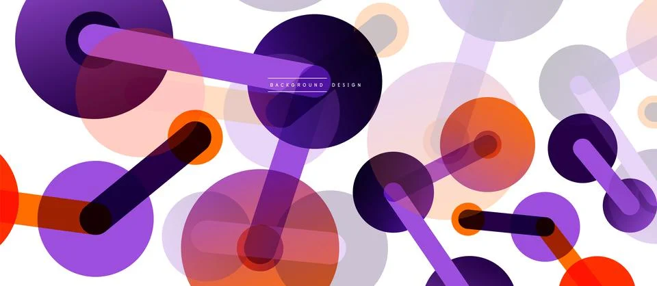 Network concept abstract background. Dots connection. Big data idea. Business Stock Illustration
