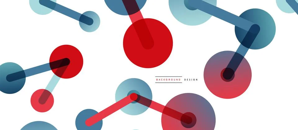 Network concept abstract background. Dots connection. Big data idea. Business Illustrazione stock