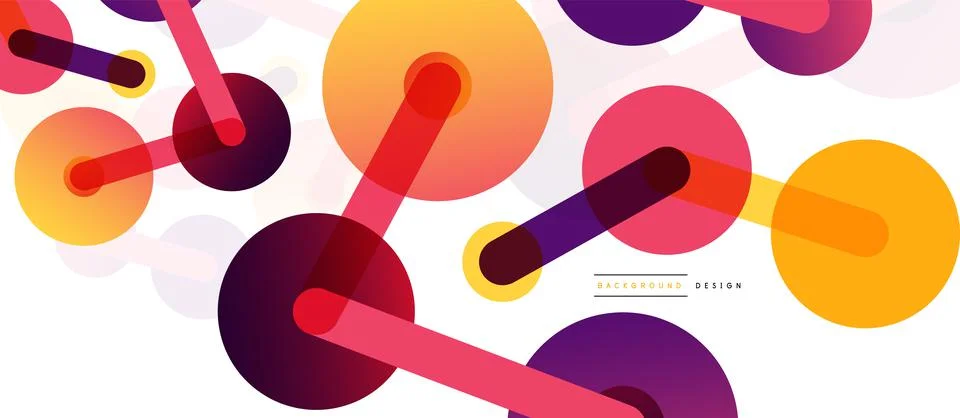 Network concept abstract background. Dots connection. Big data idea. Business Stock Illustration