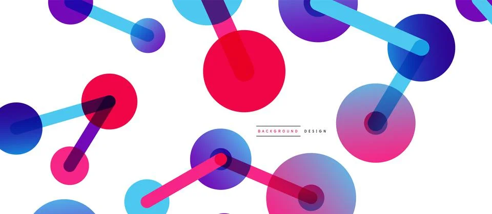 Network concept abstract background. Dots connection. Big data idea. Business Stock Illustration