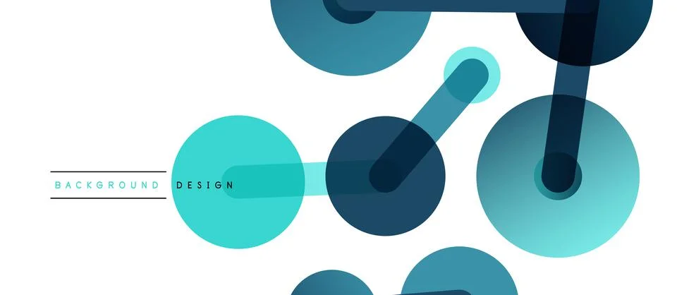 Network concept abstract background. Dots connection. Big data idea. Business Illustrazione stock