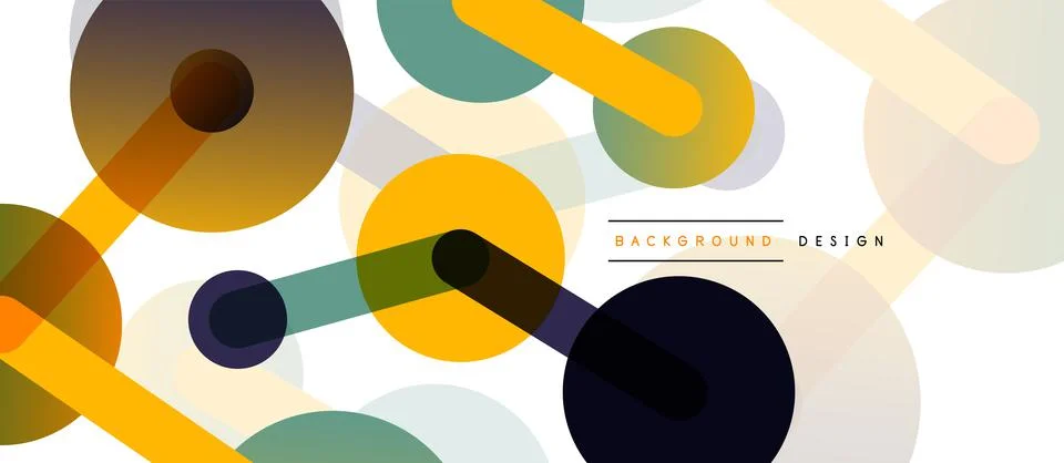 Network concept abstract background. Dots connection. Big data idea. Business Stock Illustration