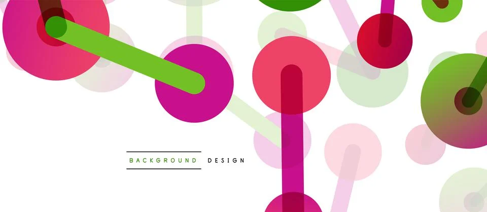 Network concept abstract background. Dots connection. Big data idea. Business Stock Illustration