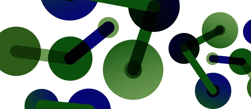 Network concept abstract background. Dots connection. Big data idea. Business 스톡 일러스트