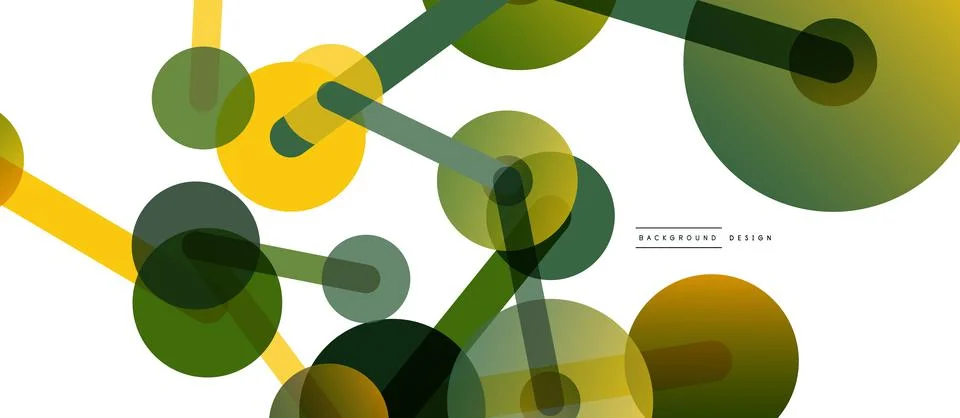 Network concept abstract background. Dots connection. Big data idea. Business Stock Illustration