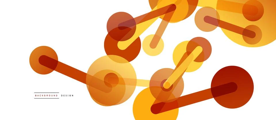 Network concept abstract background. Dots connection. Big data idea. Business Illustrazione stock