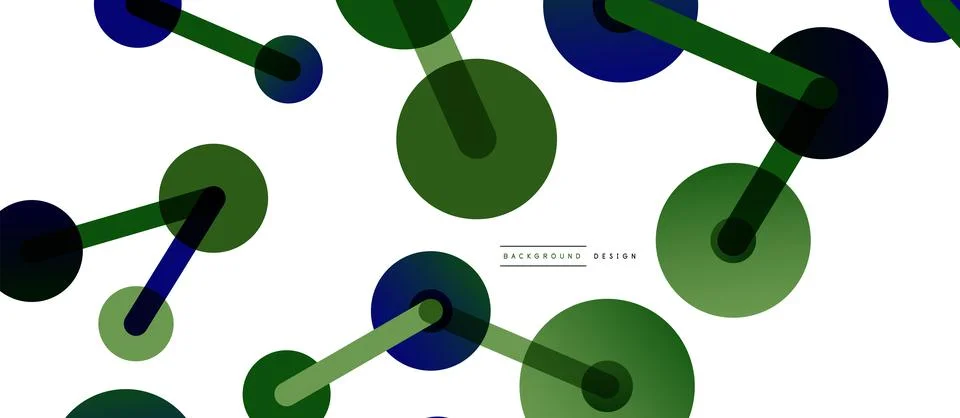 Network concept abstract background. Dots connection. Big data idea. Business Stock Illustration