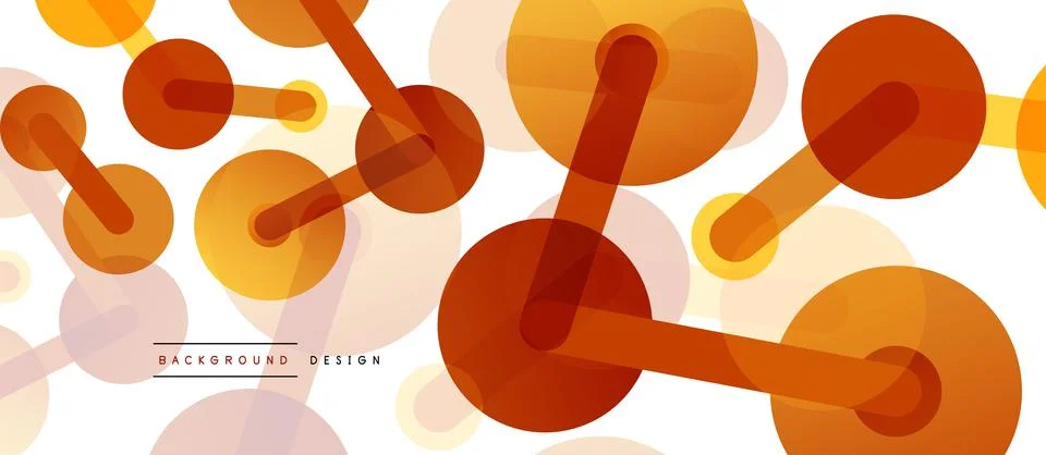 Network concept abstract background. Dots connection. Big data idea. Business Illustrazione stock