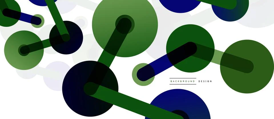 Network concept abstract background. Dots connection. Big data idea. Business Illustrazione stock