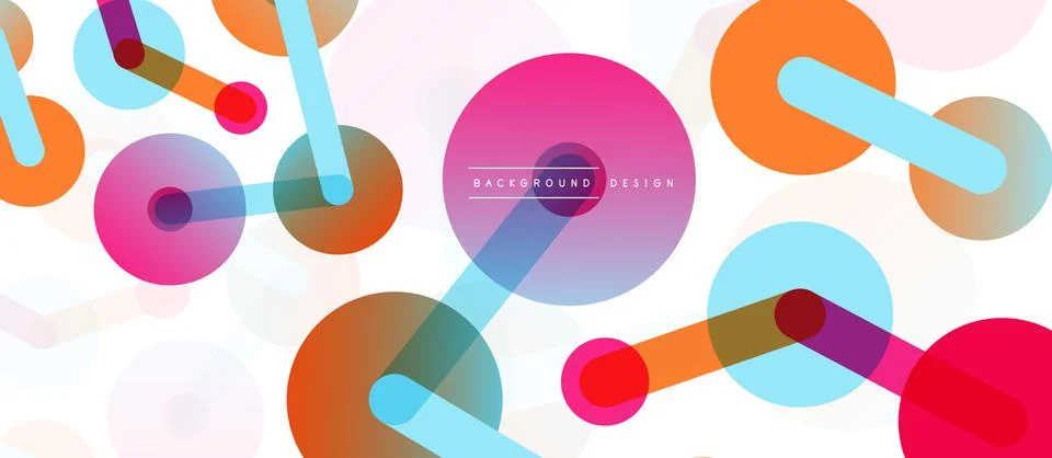 Network concept abstract background. Dots connection. Big data idea. Business Illustrazione stock