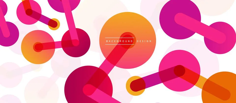 Network concept abstract background. Dots connection. Big data idea. Business Stock Illustration