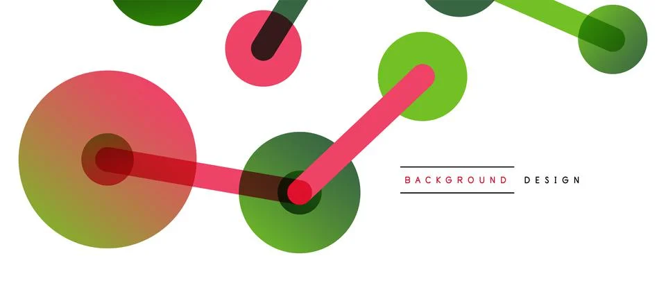 Network concept abstract background. Dots connection. Big data idea. Business Stock Illustration