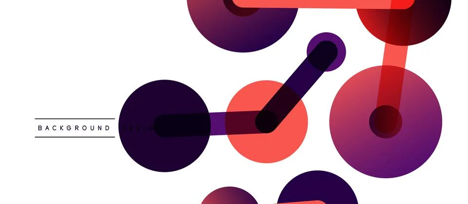 Network concept abstract background. Dots connection. Big data idea. Business Stock Illustration