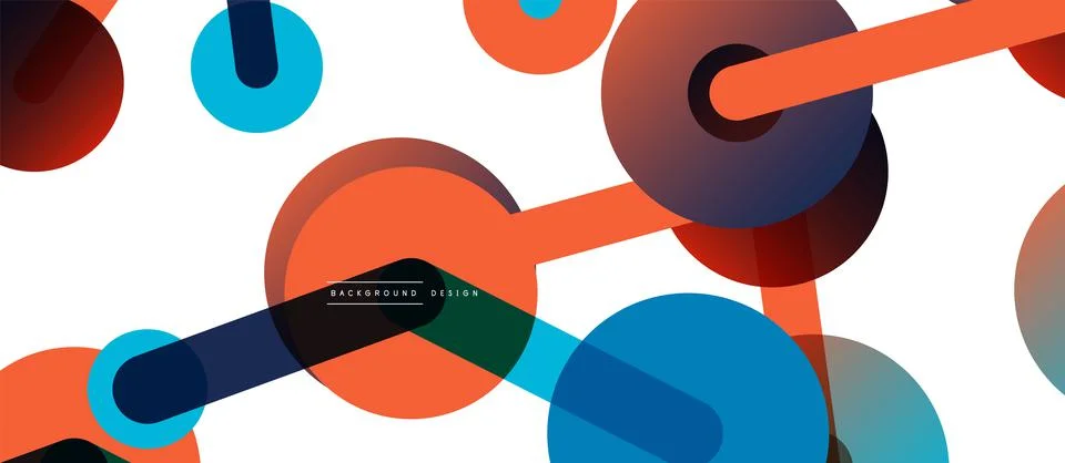 Network concept abstract background. Dots connection. Big data idea. Business Stock Illustration